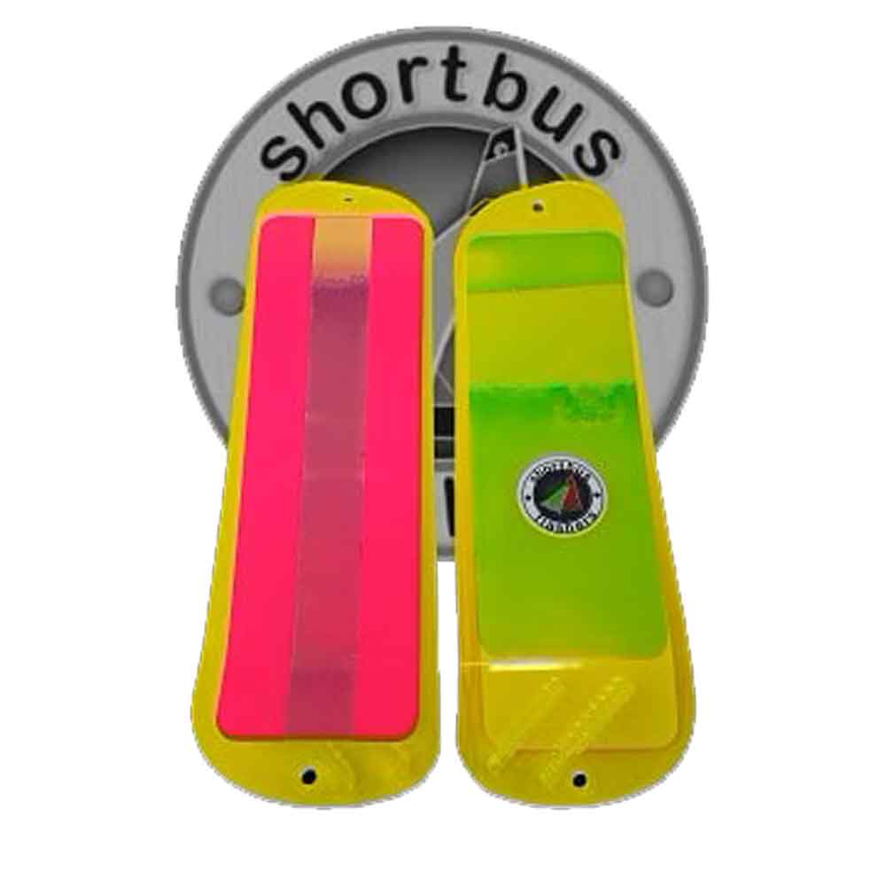 Sweet Abby - Shortbus 11 Inch 360 Flasher Green Blade - Florescent Pink /  Clear UV - CulMar Outdoors